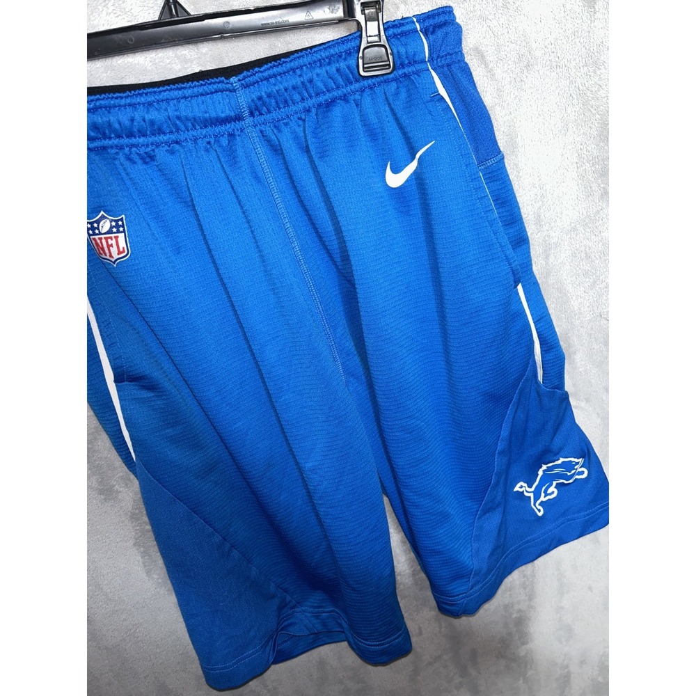Detroit Lions Nike On Field Shorts Size L blue LONG